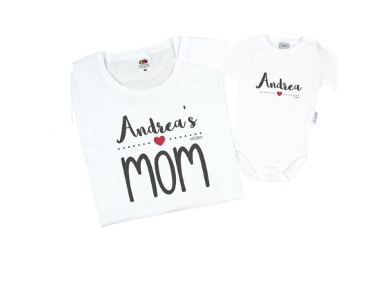 Pack 2 Camisetas Personalizadas Nombre’s Mom