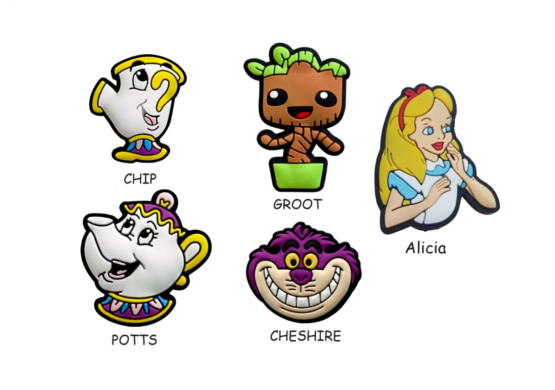 Figura silicona Chip, Potts, Cheshire, Alicia o Groot